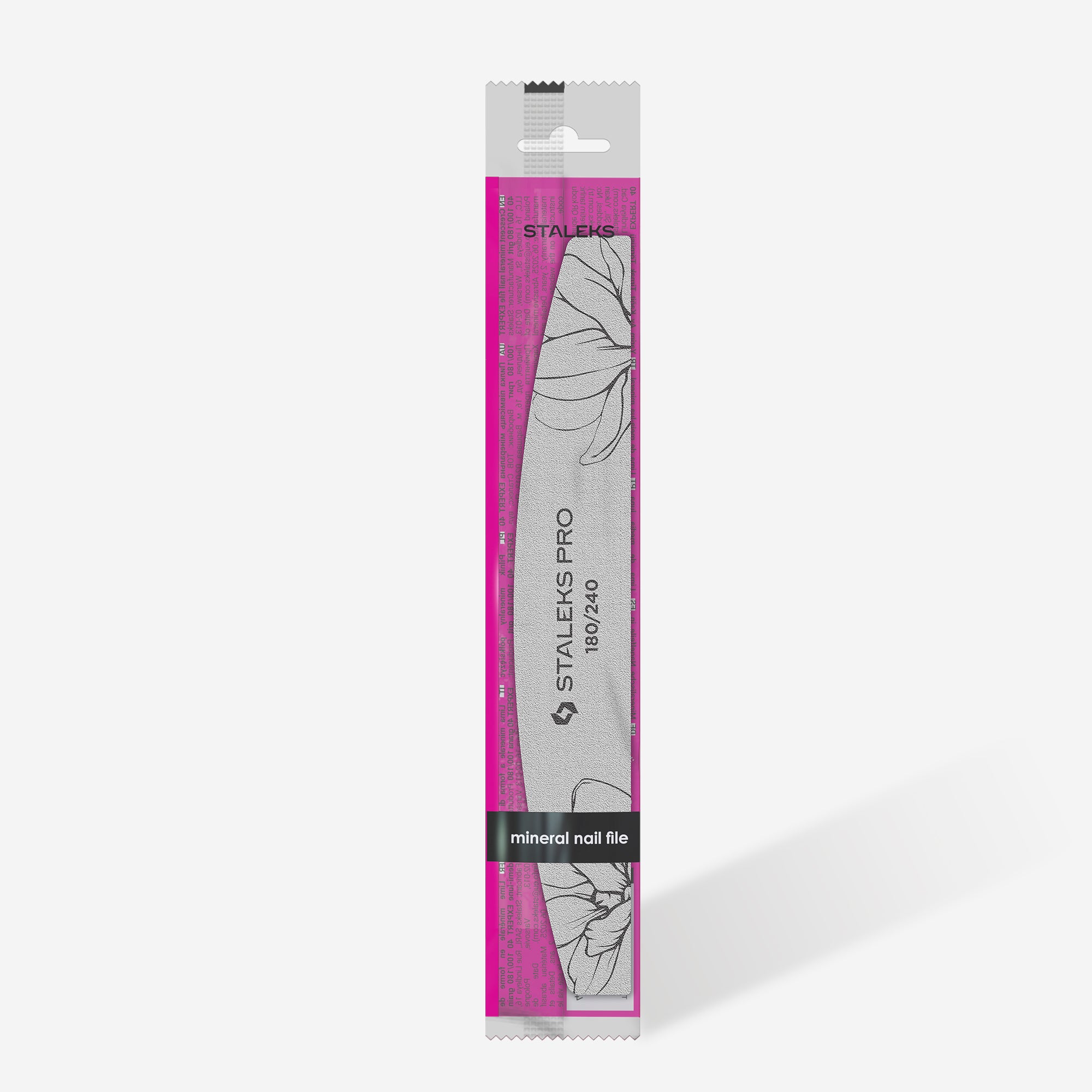 STALEKS Crescent mineral nail file EXPERT 40 180/240 grit