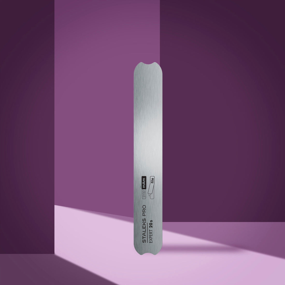 STALEKS Straight metal base for nail file EXPERT 20s (130 mm)