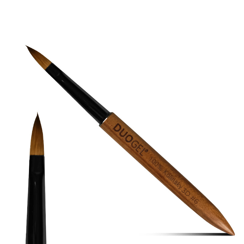 DUOGEL Acrylic Brush No.6 DUOart 3D- 100% kolinsky