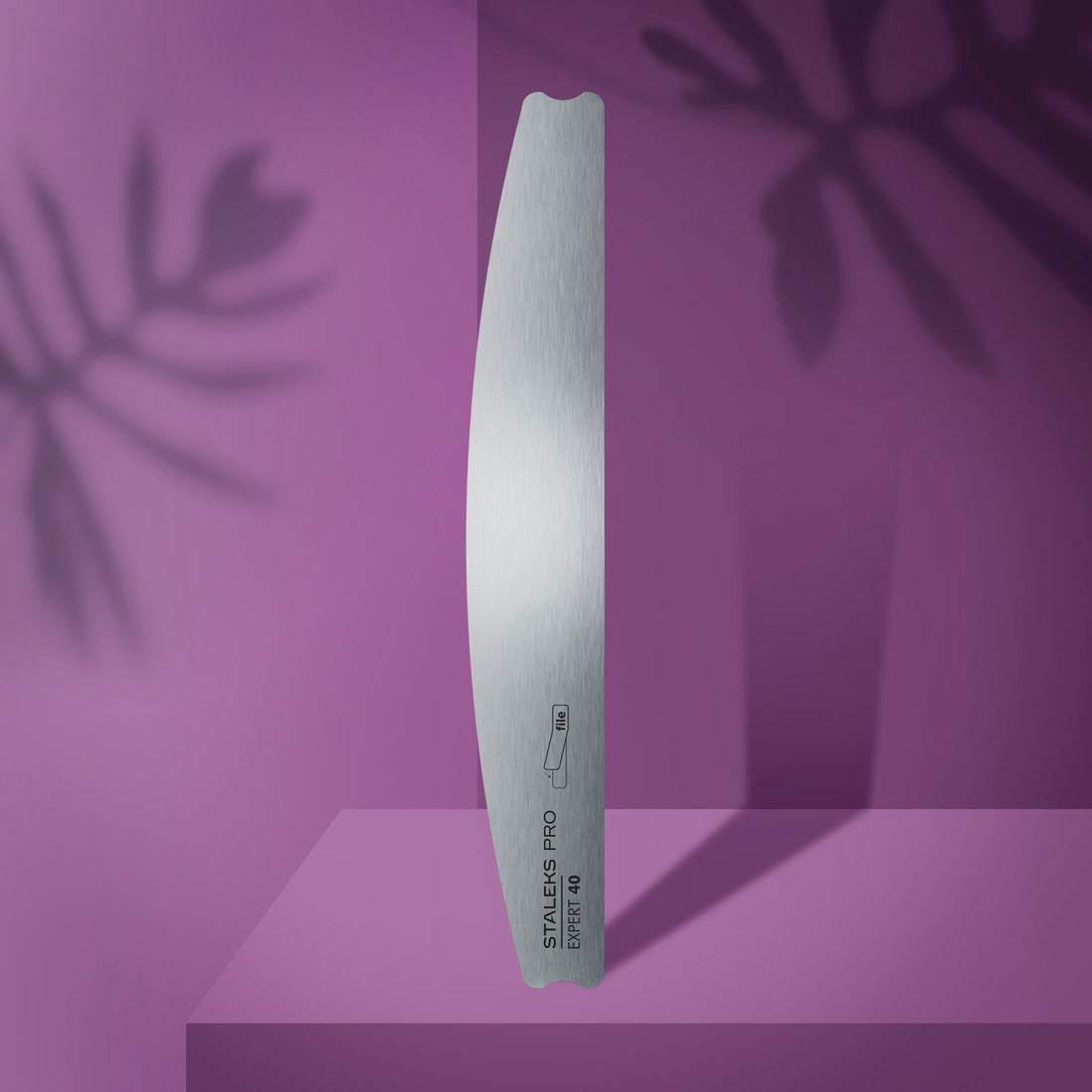 STALEKS Crescent metal base for nail file EXPERT 40