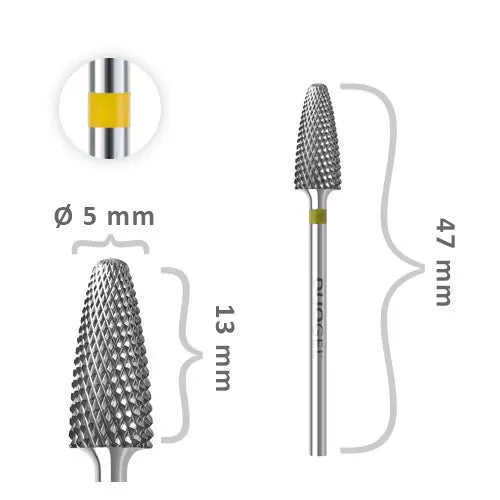 DUOGEL CONE NAIL DRILL BIT KR-STZO-Fi60Y-XF05