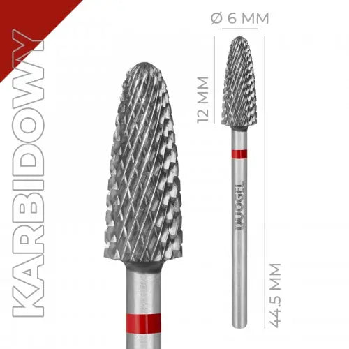 DUOGEL ROUNDED CONE NAIL DRILL BIT Ø6mm KR-STZO-Fi60R-F02