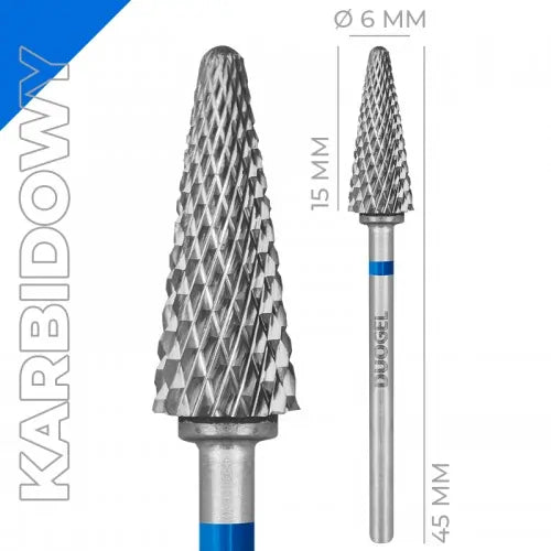 DUOGEL ROUNDED CONE NAIL DRILL BIT Ø6 mm KR-STZO-Fi60B-M35