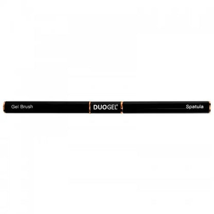 DUOGEL Gel Brush Gelocryl No. 8 - BLACK with spatula