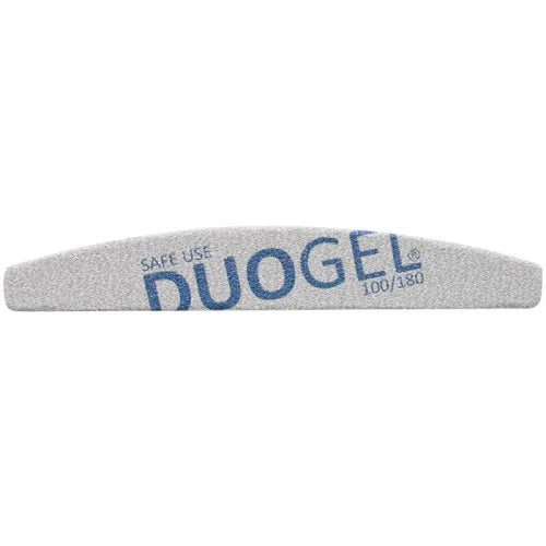 DUOGEL NAIL FILE HALFMOON BE SAFE INDIVIDUAL