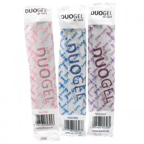 DUOGEL NAIL FILE HALFMOON BE SAFE INDIVIDUAL