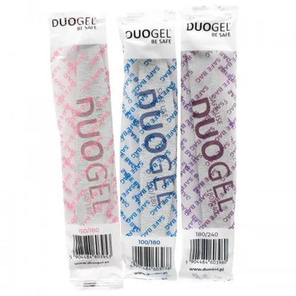 DUOGEL NAIL FILE HALFMOON BE SAFE INDIVIDUAL